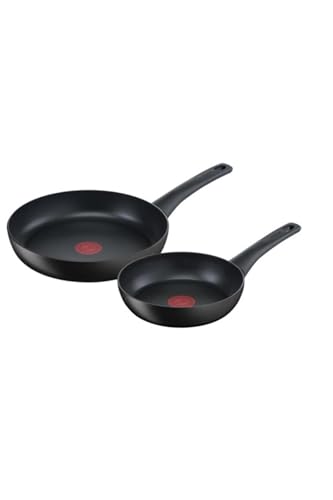 21iq7ms jrl.jpg Tefal Ultimate On Lot de 2 poêles 20/26 cm, Tous feux + induction, Cuisines françaises hautes performances Thermo-Signal