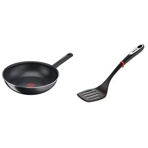 Tefal Day By Day On Poêle Wok 28 cmAntiadhésive & Spatule Ingénio | Cuisine Electrique Plaque Gaz Thermo-Signal
