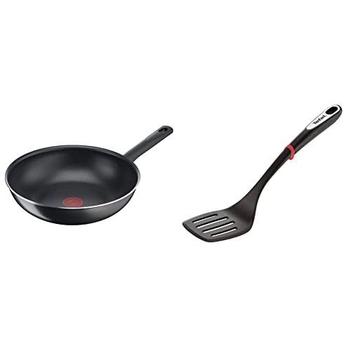 21c4blrfufl.jpg Tefal Day By Day On Poêle Wok 28 cmAntiadhésive & Spatule Ingénio | Cuisine Electrique Plaque Gaz Thermo-Signal