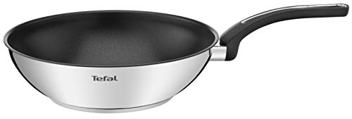21z8yygidl.jpg Poêle wok Tefal Emotion 28 cm, antiadhésif, garantie 10 ans, induction, cuisson uniforme, design moderne, poignée solide
