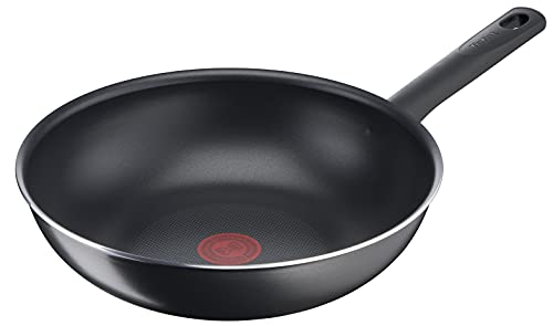 31 anpms0gs.jpg Tefal Day By Day On Poêle Wok 28 cmAntiadhésive & Spatule Ingénio | Cuisine Electrique Plaque Gaz Thermo-Signal