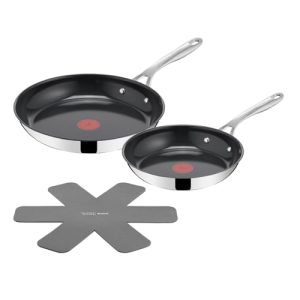 Jamie Oliver by Tefal Direct Cook Poêles 24/28cm Revêtement antiadhésif en céramique H880S334 cuisines experts