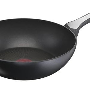 Tefal Unlimited On Wok 28 cm, induction, pour maison, fonction thermo-signal, fabriqué en France, G25919AZ