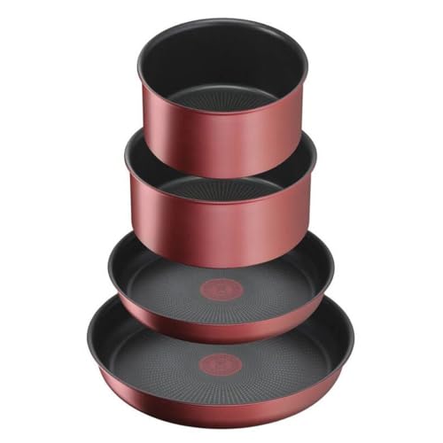 31403hwszll.jpg TEFAL Ingénio Daily Chef Rouge Surprise Set 10 Pièces Antiadhésif Tous Feux Including induction