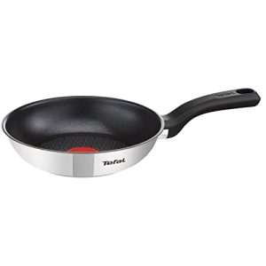 Poêle Tefal Comfort Max 20 cm Induction Antiadhésif Haute Qualité Acier Inoxydable Indicateur Thermo-Spot Poignée Isolée