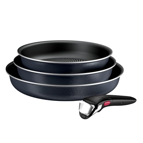 316usgyzvkl.jpg Tefal Ingenio Enjoy - Batterie de cuisine 4 pièces légers et résistants - Poignées amovibles - Technologie Light Tech -