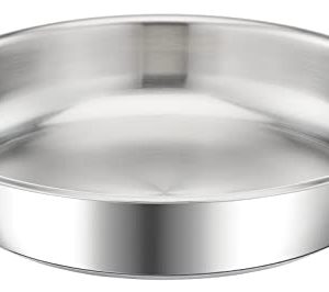 Poêle Tefal Ingenio Preference 28 cm, acier inoxydable, induction, polyvalent, économies de place, L9720602