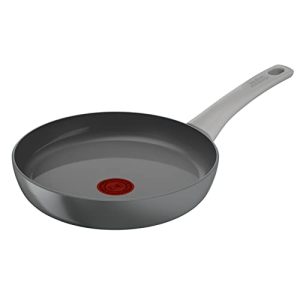 Tefal Renew On Poêle 24 cm, Revêtement antiadhésif céramique, Cuisine Eco-conception C4270432 Gris Tefal Renew On Poêle