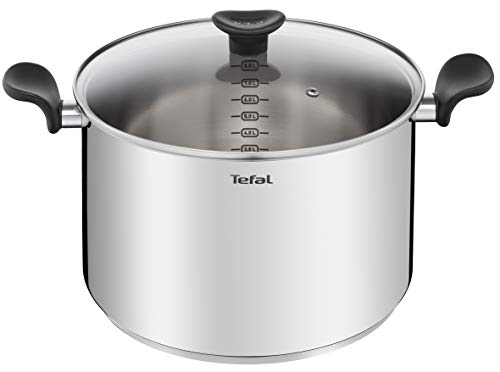 31e51eu4ezl.jpg Tefal E3086404 marmite 28 cm induction + couvercle, cuisiniers amateurs, cuisine à la maison, mijoter et bouillir, garan