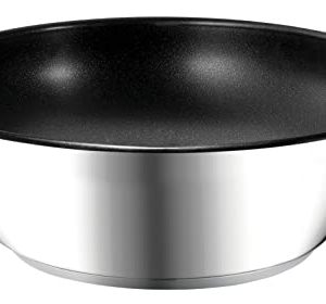 Poêle Wok Tefal Ingenio Preference 26 cm, Induction, Aciers Inoxydable, Compatible Lave-vaisselle, Fabriqué en France, R