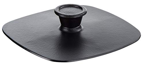 31efwjyozil.jpg Tefal Jamie Oliver Premium fonte d'acier 22 cm, Fonte, Noir - Grill presse, Fonction chauffage rapide - 22 cm