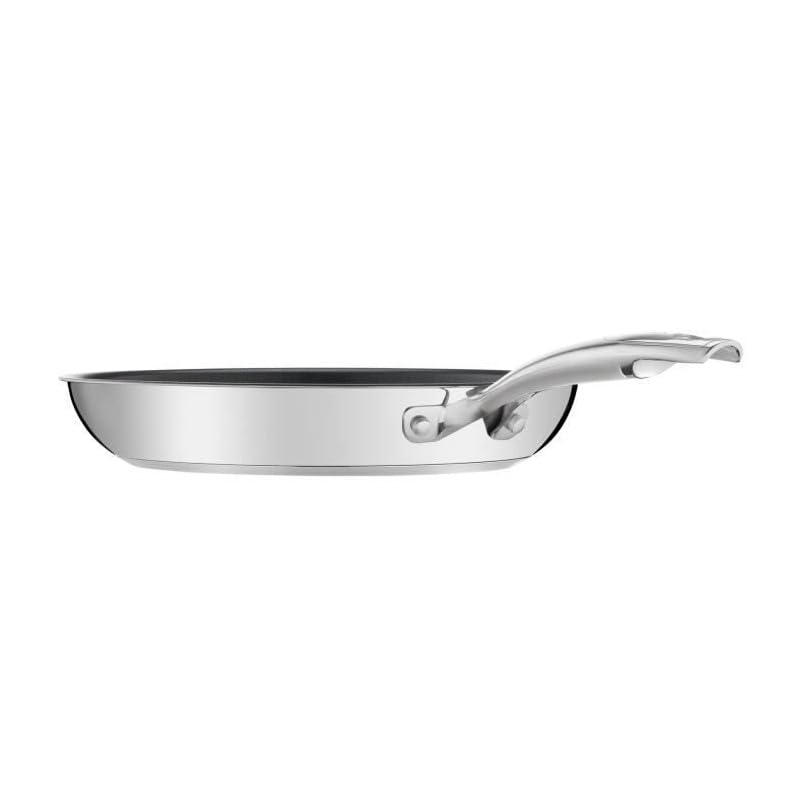 31fjqbhihcl.jpg TEFAL G732S255 DUETTO Set 2 poeles inox tous feux revêtement anti-adhésif américain pour famille