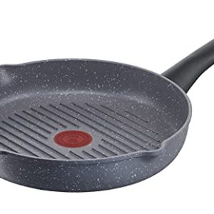 Poêle grill Tefal Induction 26 cm Antiadhésif Minéria Becs verseurs E2444074