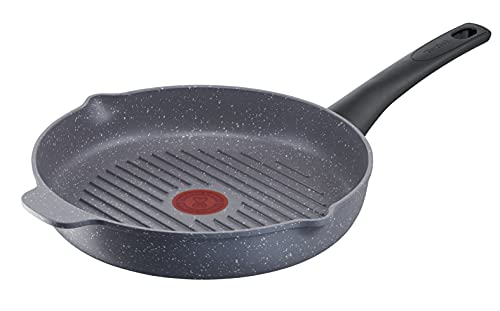 31gstceacpl.jpg Poêle grill Tefal Induction 26 cm Antiadhésif Minéria Becs verseurs E2444074