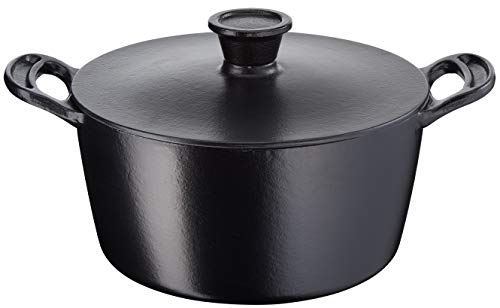 31heisankbl.jpg Faitout Tefal Jamie Oliver Premium E2124655 fonte d'acier couvercle 24 cm cuisson parfaite pour toute la famille