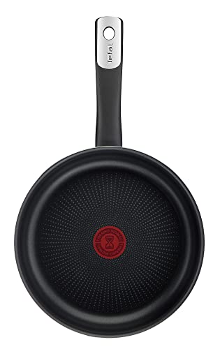 31iohukgn4l.jpg Tefal C38804 Poêle à frire Essential noir, revêtement anti-adhésif avec particules de titane, passe au lave-vaisselle