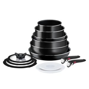 Tefal Ingenio Batterie de cuisine 13 pièces pour cuisiniers professionnels et amateurs, Poignées amovibles et revêtement