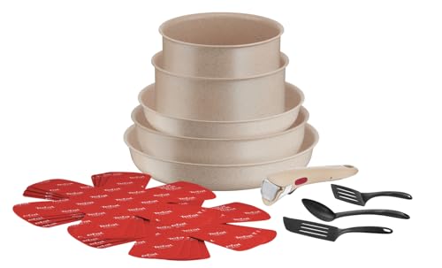 31kagcxfhsl.jpg Tefal Ingenio Batterie de cuisine 17 pièces, tous feux dont induction, convient aux familles actives