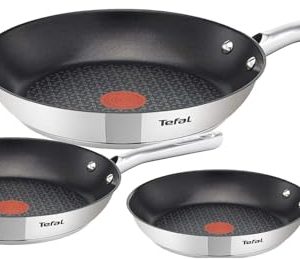 Pancake Set Tefal Duetto+ 3 Pans 20 24 28cm (G732S3) Cuisine Professionnelle Easy Cleanup Versatile Cooking Set