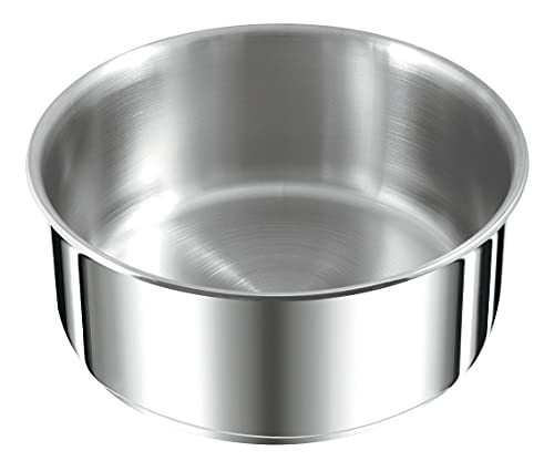 31m6mfegzbl.jpg Tefal Ingenio Preference On L898S3 Lot de 4 Casseroles Empilables Induction Acier Inoxydable Polyvalentes Gain de Place