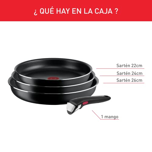 31mcieijsrl.jpg Tefal Ingenio Easy On Lot de 3 Poêles Antiadhésifsኋșiță Antiadhésifs Tal atout Ti comunautá Thermosignal Poignée Amovibl