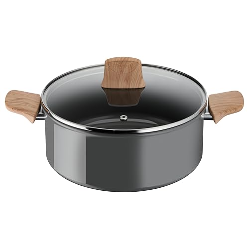 31pk89zr3ml.jpg Revêtement antiadhésif Tefal Renew Faitout 24 cm Cuisson saine, Eco-conçue, Fabriqué en France Thermo-Signal C4254613