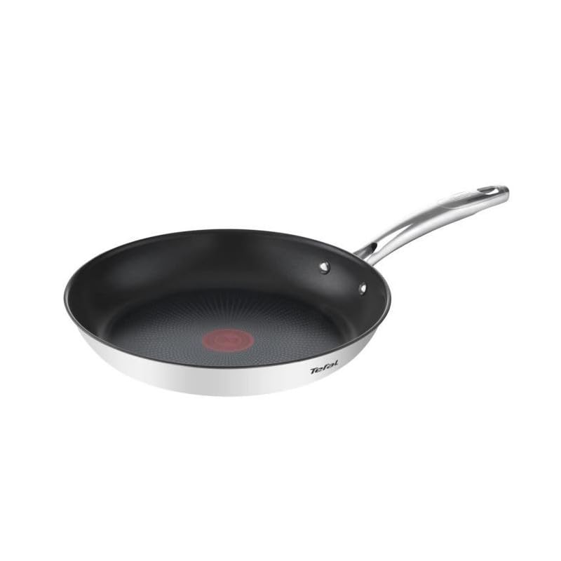 31pop1gxg6l.jpg TEFAL G732S255 DUETTO Set 2 poeles inox tous feux revêtement anti-adhésif américain pour famille