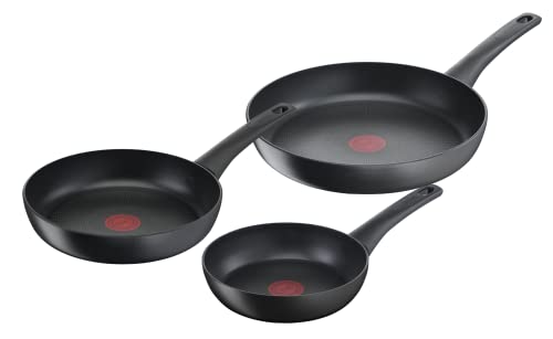 31rkycom5vl.jpg Tefal Ultimate On Lot de 3 poêles résistantes pour cuisiniers experts, forme profonde et Thermo-Signal, idéales pour fam