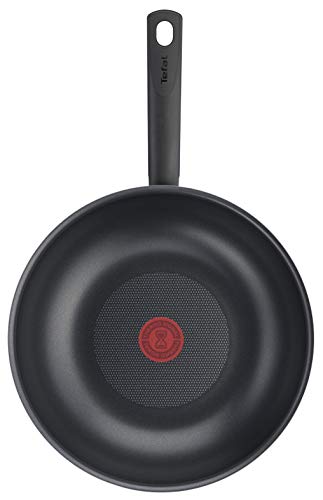 31vhkjg46ql.jpg Tefal Day By Day On Poêle Wok 28 cmAntiadhésive & Spatule Ingénio | Cuisine Electrique Plaque Gaz Thermo-Signal