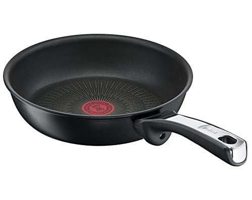 31xkmwctnbl.jpg Tefal Unlimited On Set de 3 poêles 20/24/28 cm, Résistant aux rayures et induction, pour la cuisine quotidienne, Revêtem