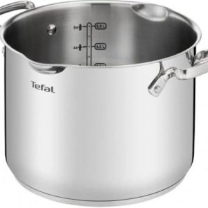 TEFAL Duetto+ CACEROLA ALREDEDOR ÉRABLE INOXIDABLE + Materiel + Cuisine + Repas familiaux + Antiadhésif + 20 cm + Poêle