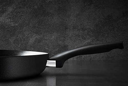 31dlwffsjvl.jpg Tefal G28804 Poêle à frire Hard Titanium Noir, en aluminium, revêtement antiadhésif inoffensif, indicateur de températur