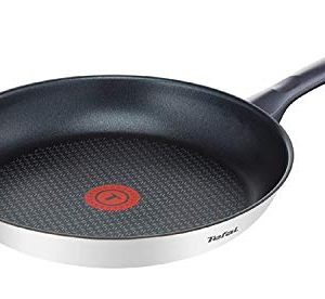 Tefal Dailycook Poêle 20 cm Tous Feux Acier Inoxydable | Cuisine quotidienne | Cuisine Induction| Antiadhésif Élégant |