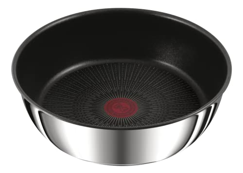 31gzzc d9bl.jpg Sauteuse Tefal Ingenio 24 cm induction antiadhésif acier inoxydable France