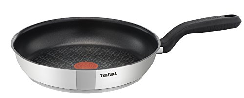 31jhruhdcsl.jpg Tefal Comfort Max Poêle Acier Inoxydable Multicolore pour Cuisine Élégante et Fonctionnelle