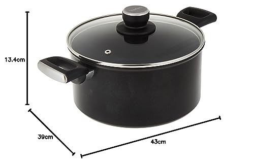 31pk6mbltpl.jpg Tefal Unlimited Faitout 24 cm Antiadhésive Facile à Nettoyer Industrie Francaise Induction Thermo-Signal