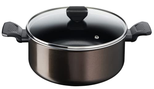 31rjmtibtal.jpg Casserole Tefal Faitout 24 cm Facile à Nettoyer, Antiadhésif, pour Tous Feux Sauf Induction, Fabriquée en France