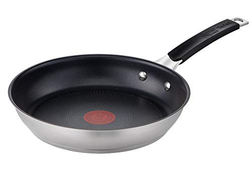 31sq3vre8rl.jpg Poêle Tefal Jamie Oliver anti-adhésive inoxydable 24 cm avec signal thermique dur et revêtement silicone