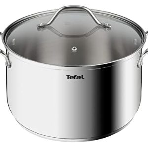 Tefal Intuition XL Grande marmite inox 26 cm - Induction - Garantie 5 ans - Acier inoxydable 18/10 - Poignées robustes -