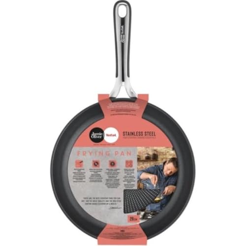 31vbtyrfvkl.jpg Tefal Jamie Oliver poêles à induction acier inoxydable silicone 24/28 cm