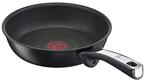 31vw5nbzqpl.jpg Poêle à frire Tefal antiadhésive Unlimited 24 cm, noir pour cuisine en induction - facile à nettoyer - vu souvent sur In