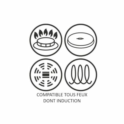 412bkp3misl.jpg POLE ليGNAT TEFAL G2550102 19 cm UNLIMITED Tous Feux Induction Noir
