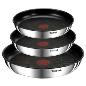 Tefal Ingenio Emotion L8974S45 Batterie de cuisine induction acier inoxydable anti-adhésif empilable