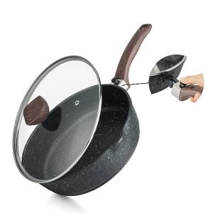 Poêle à Frire Profonde Kordisen 28 cm pour Cuisson Rapide et Facile
