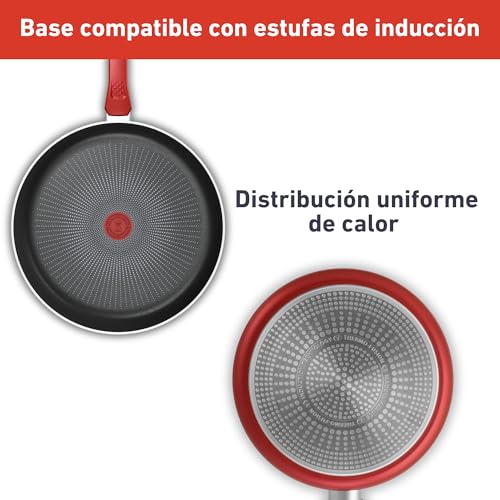 416y2wbgzxl.jpg Poêle antiadhésive 32cm rouge pour la maison - faciles à nettoyer - revêtement durable -Idéal pour la famille - cuisine