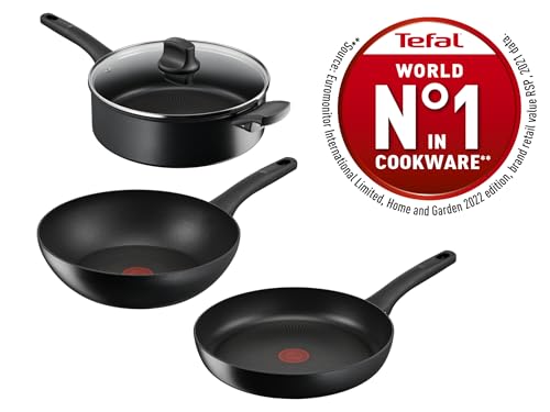 417dsjdvx l.jpg Poêle à frire Tefal Hard Titanium On G28802 - Anti-adhésif & Signal Thermique - 20 cm - Convient à Tous Types de Plaques