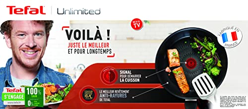 419nnpvng l.jpg Casserole Tefal Unlimited 16 cm Antiadhésive Facile À Nettoyer Résistante aux Rayures Thermo-Signal Tous Feux France G25