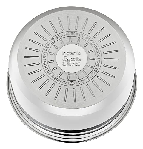 41aeztbeh6l.jpg Jamie Oliver by Tefal Batterie de cuisine 3 pièces Gain de place Compatible induction Passe au four
