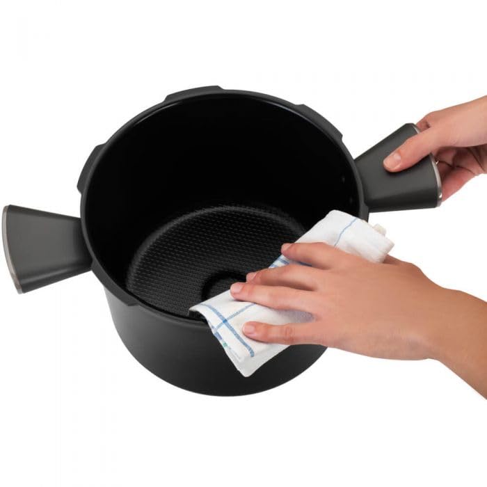 41b92 1ea3l.jpg Tefal Cook4Me+ Connect Smart Multicuiseur CY855830 - 1600 W - 6 L - 6 modes de cuisson - 150 recettes - application dédi