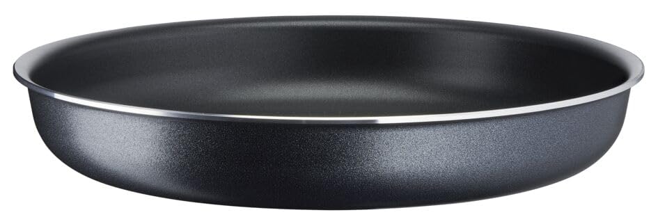 41daailntql.jpg Tefal Ingenio XL Force 3 poêles 24/28 cm amovibles indicateur de température revêtement antiadhésif empilables Gris/Bleu